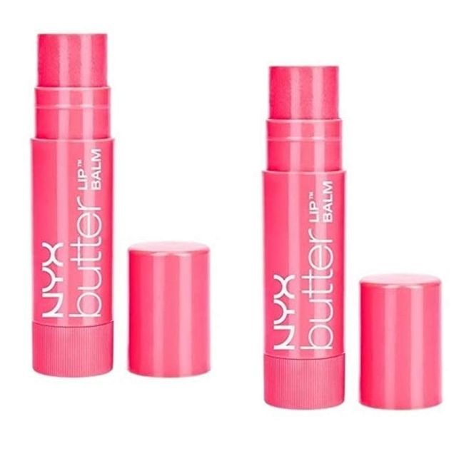 Pack of 2 NYX Butter Lip Balm, BLB01 Parfait