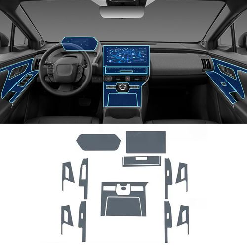 FDAIUN for 2022-2023 Toyota BZ4X PPF Precut 8.5Mil Car Paint Protective Film TPU HD Film Scratch Protector Interior Accessories