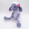 Crochet Pattern - Printed Pattern Booklet- Florence the Lamb Amigurumi Toy Pattern