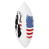 German Shorthaired Pointer American US Flag Patriotic dog Throw Pillow