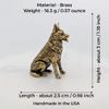 German Shepherd Dog Figurine Handmade Sculpture