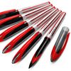 uni-ball AIR - 0.7mm Medium Rollerball - 6 Pack - Red - UBA-188-L