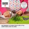 Kuhn Rikon 3 Pc Kinderkitchen Set for Children. Child Safe Knives Utensil Set. Childrens Knives. Safety Knives for Children. Kids Knives for Cooking – 3 Year Kuhn Rikon Kitchen Accessories Guarantee