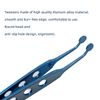 xlinMed Meibomian Gland Expressor Titanium Alloy Eyelid Massage Tweezers Eyelid Gland Blockage Unblocking Physiotherapy Tools Kit Glass Dot Eye Stick