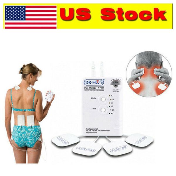 NEW! Dr. Ho's Pain Therapy System 4 Pads Professional Circulation Machine USA