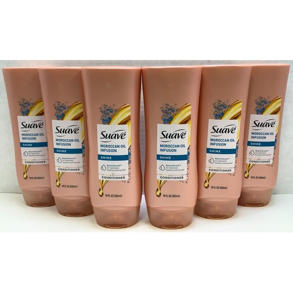 Suave Professionals Moroccan Infusion Conditioner , 18 fl oz, 6 Pack