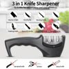 10 Pcs Kitchen Knives Set Stainless Steel Damascus Pattern Chef's Knife Gift US