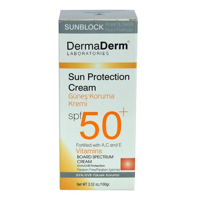 DERMADERM GÜNEŞ KORUMA KREM SPF + 50, 100 gr