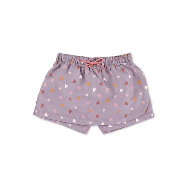 Sterntaler Unisex Kinder Mädchen Badeshort Kinder Badeshorts Herz UV-Schutz 50+ lila, 104