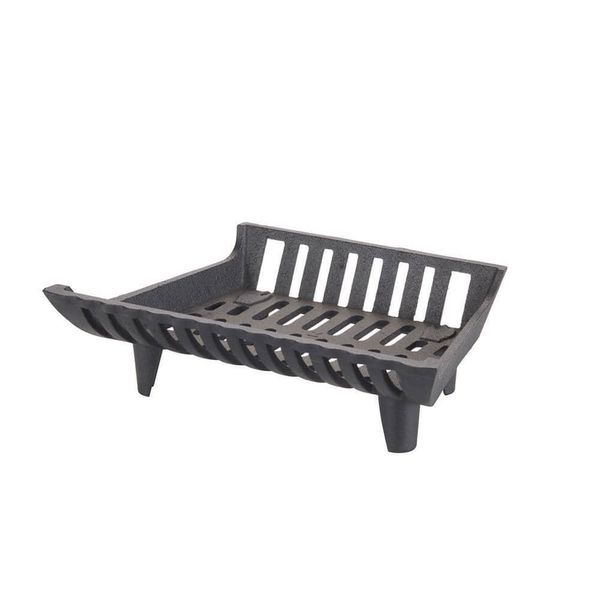 Liberty Foundry Fireplace Grate 17" Cast Iron Material Heavy-Duty + 2" Clearance