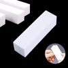 10 Pcs White Nail Buffer Block,Buffer Sanding Block for Natural Acrylic Nails,Professional Salon Nail Buffer Block,Nail Buffer Manicure Pedicure Tools(White)