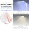Flexible UV LED Nail Lamp, Nail Light Fixture for Gel Nails with Gooseneck and Clamp 10W Gel Nail Polish Curing UV Dryer for Nails/5W Daily Reading LED Light, Portable 2-in-1 Lamp