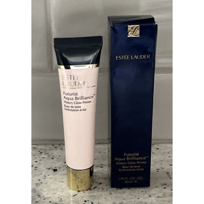 Estee Lauder  Futurist Aqua Watery Glow Primer 40ml / 1 .35 oz NIB $44