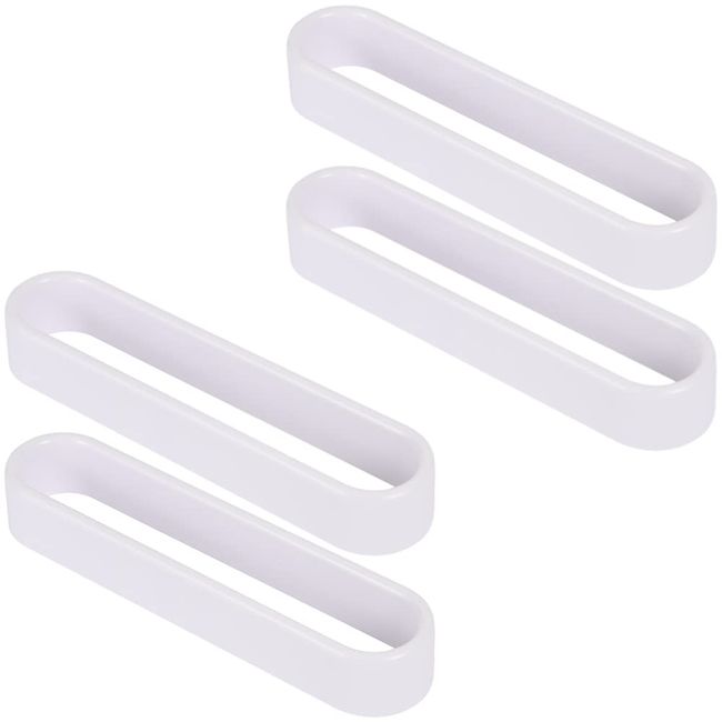 AllBright Slippers Rack, Slippers Storage, Slippers Wall Storage, Wall Hanging Storage, Sandal Storage, Slippers Stand, Set of 4 (White)