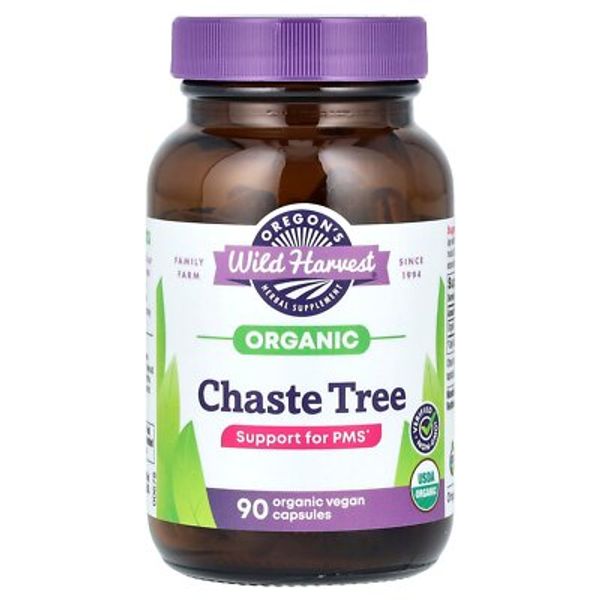 Organic Chaste Tree, 440 mg, 90 Vegan Capsules