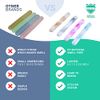 UnicomT 8 PCs Travel Toothbrush Case with Drainage Holes – Portable, Breathable Plastic Toothbrush Holders Travel– Ideal for Camping, Trips & Daily Use – Assorted Colors