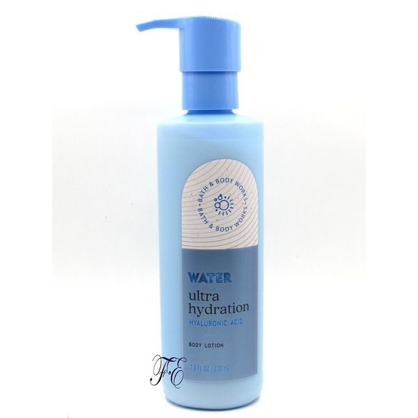 BATH & BODY WORKS WATER ULTRA HYDRATION HYALURONIC ACID BODY LOTION 7.8 FL OZ