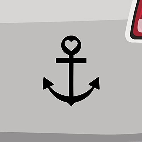 Aufkleber Anker Nordsee Sylt Rügen Sticker Champing Urlaub Segeln JDM Ostsee in 6 Größen und 21 Farben