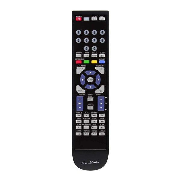 RM Series Replacement Remote Control for SANSUI HDLCDVD320B