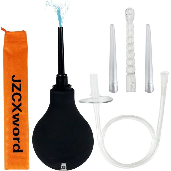 JZCXword Enema Bulb Kit Douche Cleaner for Men Women 9.3oz Enama Bulb 19.7in for