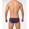 Toot CV24A024 Men's Underwear Multi-Block Cross Cup Bikini, navy