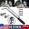 Wrench 4 Way Lug Nut Tool Extendable Adjustable Lug Nut Socket Wheel Tire Change