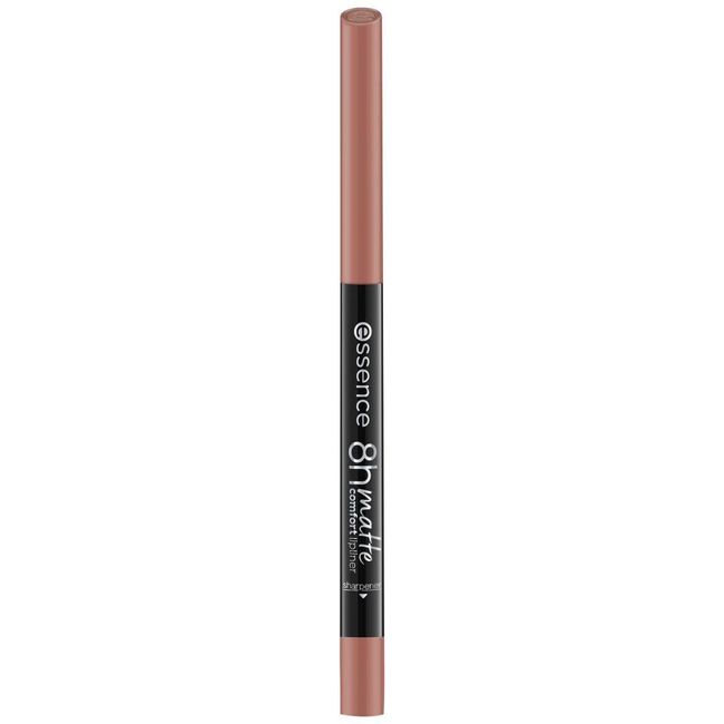 essence 8h matte comfort lipliner, Lip Pencil, Lippenkonturenstift, Nr. 03 Soft Beige, nude, sofortiges Ergebnis, langanhaltend, matt, vegan, wasserfest, Mikroplastik Partikel frei (0,3g)