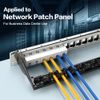 Enmane Cat6 RJ45 Keystone Jack Keystone Jack 90° Angled Ethernet Punch Down Keystone Modules 50pack