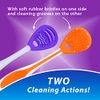 BrightWorks Tongue Cleaner - Dual Action Cleaning - Helps Freshen Breath - 3-Pack