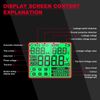 Socket Tester UK, RCD Plug Outlet Tester Electrical Voltage Detector with LCD Display, HT97B 48-255V Power Socket Automatic Circuit Testers for EarthWire/Live/Neutral/RCD Testing