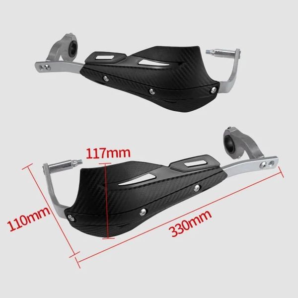 for 2023 Cross Cab CC110 Handguard Extended Drop Protection Protector Windshield Motorcycle Accessories (Black)