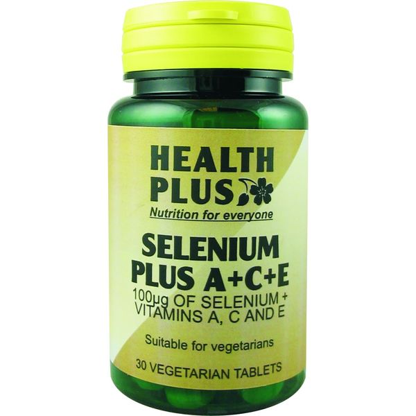 Health Plus Selenium A+C+E Mineral Supplement - 30 Tablets