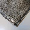 Sequin Fabric Sparkly Shiny Bling Decorations Material Cloth 130cm Wide (Black/Silver, 2 Meter)