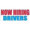 Now Hiring Drivers 2x5 Banner Sign