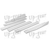Universal Painted White Side Skirt Rocker Splitters Diffuser Lip 86" x 4" 6PCS