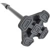 SELF STANDING RUBBER QUAD CANE TIP FOR STABILITY AND BALANCE 3/4"