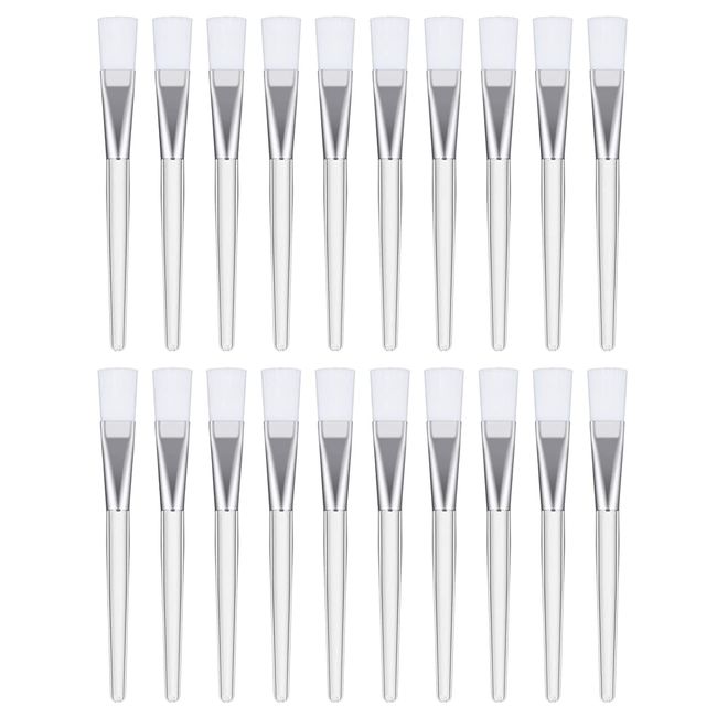 Makeup Brushes Face Mask Applicator Facial Mask Brush Multifunction Cleaning Brush Cosmetic Tools for Facial Mask Body Lotion or Mixed Mask (20Pcs)