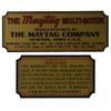 Maytag Gas Engine Decal Set 72 Twin & 92 Singles Multi Motor Wringer Washer