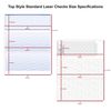 Blank Laser/Computer Checks Top Style (Blue Safety, Qty. 500)