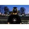 Shark Wheel Black Helmet - Medium Size, Durable ABS Shell, Comfortable Fit