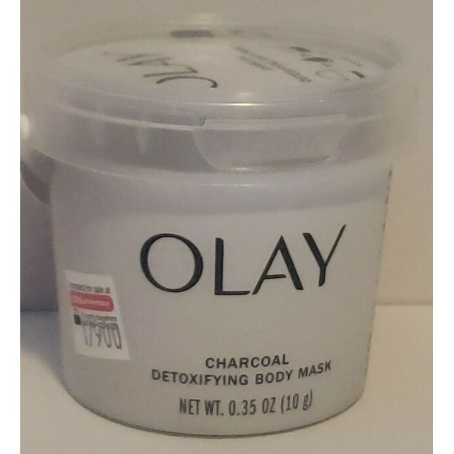 OLAY Charcoal Detoxifying Body MASK Scrub 0.35 oz FACIAL REFRESHING