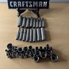 CRAFTSMAN  40pc Short 1/4 SAE & METRIC 6pt ratchet wrench socket set