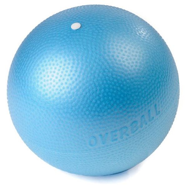 Overball 23cm BLAU ROT GELB PILATESBALL Gymnastikball, Yoga Übungsball, Yogaball, Soft Pilates, Therapieball, GYMNIC (blau)