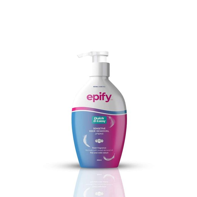 Epify Hair Removal Cream, Intimate/Private Hair Removal Cream for Men and Women, Private Area, Pubic & Bikini Hair Removal Cream, Sensitive Skin, 8.45 Fl Oz