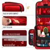 Travel Toiletry Bag for Men and Women - Large Hanging Toiletry Organizer - Waterproof Hygiene Bag with Metal XXL Swivel Hook, with YKK Zippers and 19 Compartments for Toiletries, Makeup, Cosmetics