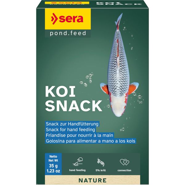 Sera Koi Professional Snack Fish Food, 20 Piece Box