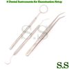 8 Dental Instruments for Examination Setup Tray (Exam), PR-0017