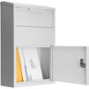 Barska Large Wall Mount Drop Box Secure Locking Cabinet Key Lock Mailbox