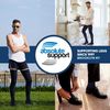 Thigh High Compression Socks for Men 20-30 mmHg - Full Length Compression Support Over Knee Stockings - Navy, 5X-Large