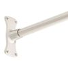Signature Hardware 27" X54" D-Shaped Brass Shower Ring Rod Ceiling Support BN
